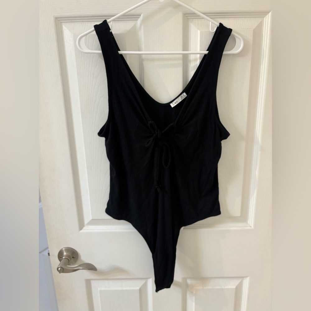 Dex Black‎ Sleeveless Bodysuit